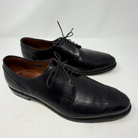 Allen Edmonds men\'s LaSalle dress shoes 12 D oxford derby lace up black leather main image 4